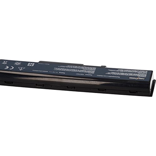 PURE⚡POWER® Laptop Akku für Acer Aspire 5542G-5281 (11.1V, 4400 mAh, schwarz, 6 Zellen) - 7