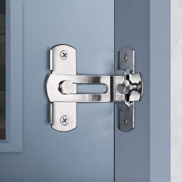RLECS 2pcs Hook Eye Latch Lock 304 Stainless Steel...