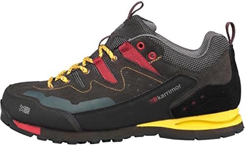 Karrimor Mens KSB Tech Approach Hiking Shoes Charcoal/Yellow