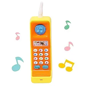 AviKay Baby Smiles Smart Phone Cordless Mobile Phone Baby Funny Phone Toy Light Music Toddler Kids (Musical Mobile)