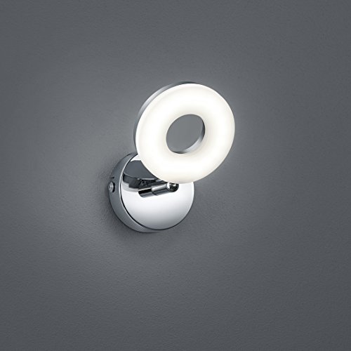 Reality Leuchten Wand-/Deckenspot 1x 4 W SMD-LED inklusive, Durchmesser 9 cm, Höhe 15,5 cm, chrom R82411106 - 4