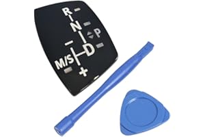 Cakievro Schaltknauf Panel Aufkleber Abdeckung für BMW 1 2 3 4 5 7 Serie F Chassis F10 F11 F01 F02 X1 X3 X4 X5 X6 M3 M5 F30 F32 F48 F25 F15 F16 (Modell A)