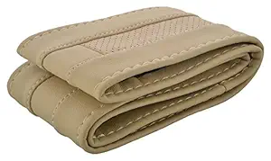 Hi Art EasyGrip1250 Beige Stitchable Car Steering Cover for Toyota Innova 7 Seater