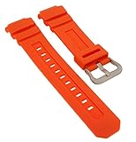 Casio G-Shock Uhrenarmband Ersatzband orange für AWG-M100MR
