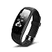 Produktbild Ears Health & Fitness SmartWatch Mehrere Fitness-Modi Übung Herzfrequenz Schrittzähler Uhr Intelligente Armbanduhr Fitness Tracker Armband Sport Uhr mit Kompatibel mit Android Smartphone (Schwarz 1)