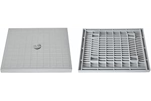 Cara Device Couvercle pour Regard de 30x30cm pour collecteur des eaux en polypropylène - Couvercle de Regard renforcé