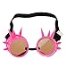 Produktbild Rivet Steampunk Winddicht Spiegel Weinlese-gotische Objektive Goggles Glasses - Rosa, Moule grand