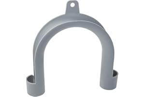 CUNLUNA U Ablaufschlauchführung Montage passend für alle Ablaufschläuche Waschmaschine Entladungsschlauch Clip Schlauchhalter Ablaufentladungsschlauch