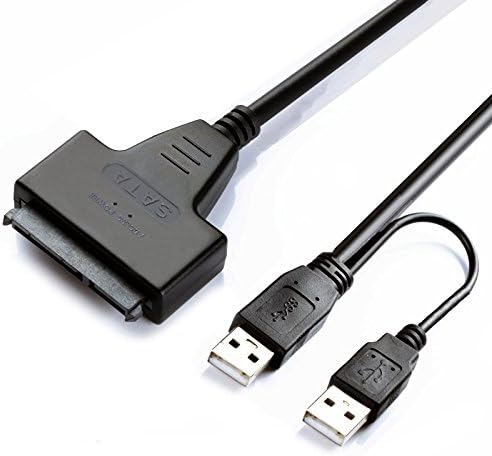IIEasy USB2.0 To Sata Serial ATA 15+7 22p Converter Adapter Cable For 2.5" 2.5 Inch HDD Laptop Hard Drive U2TOSA01