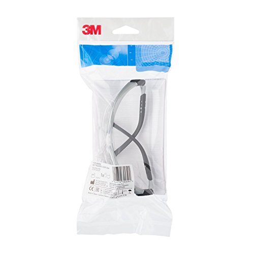 3M BX Readers Schutzbrille BXR02.0, AS/AF/UV, PC, klar, +2.0, Rahmen silber-schwarz - 5