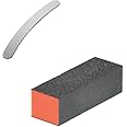 SHILLS PROFESSIONAL Nail Art Shiner Buffer Block Orange Buffing Sanding File And 1 High Quality Nail Filer