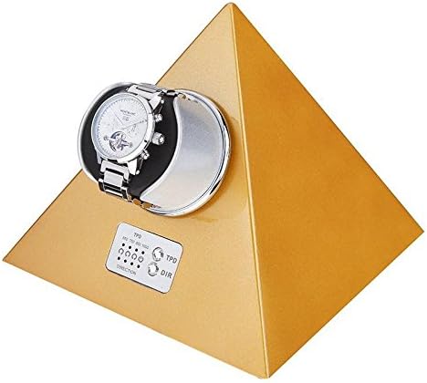 Ti Watch Watch Winders Automatic winding table instrument mechanical watch automatic swing instrument high gloss piano 4 file adjustment , yellow