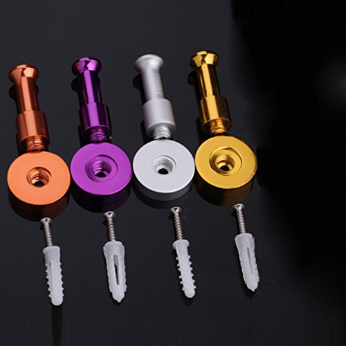 QHGstore Colorful Space Aluminium Farbe Kleiderhaken Küche Tür Hinterhaken Wand Badezimmer Dunkelblau - 3