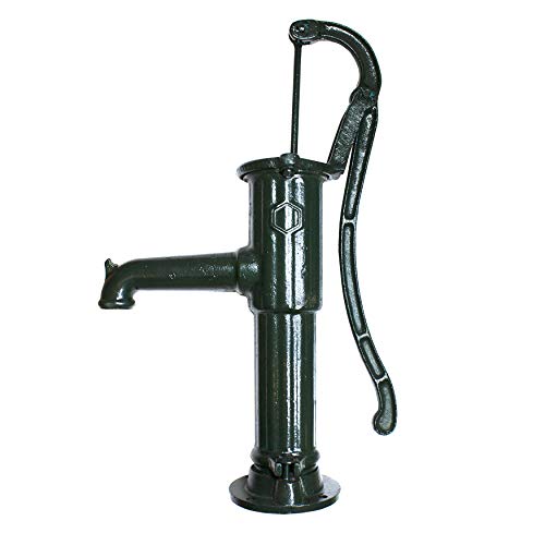 Preisvergleich Produktbild VARIOSAN Schwengelpumpe / Handpumpe mit Rundflansch 12708, grün, Typ 75