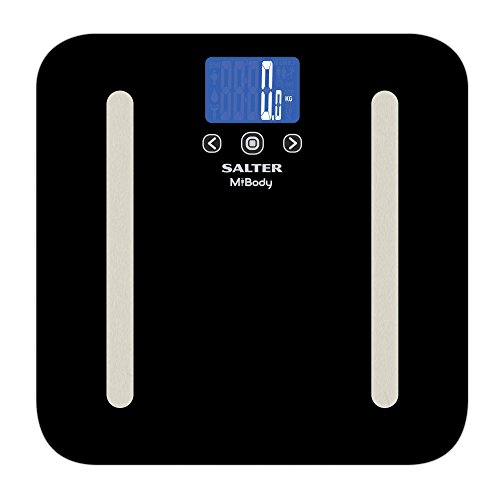 Salter MiBody Bluetooth Digital Analyser Bathroom Scales, Measure