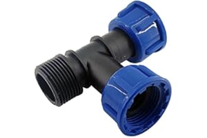 RIEGOPRO SU TIENDA DE RIEGO Riegopro - Collettore da 1" con filettatura femmina girevole per facilitare l'installazione di elettrovalvole di irrigazione, 2, 3 e 4 uscite (1 uscita).