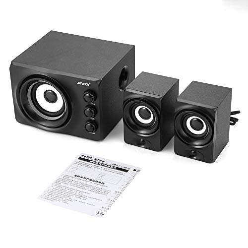 Preisvergleich Produktbild Yao SADA Q2 Wired 3 Channel Stereo Computer Combination Speakers with Colorful LED