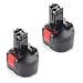 Produktbild 2x Masione Werkzeugakku | Ersatzakku | für Bosch PSR 960,GSR 9.6,23609,32609,32609-RT | Akkunummer: 2 607 335 272,2 607 335 373,2 607 335 461,2 607 335 260,2 607 335 524,2 607 335 540,2 607 335 529,2 607 335 682 9,6V 2000 mAh