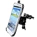 Produktbild KRS - S4mHL2 - KFZ Auto Halter Halterung Lüftungsgitter lüftungs Vent Mount für Samsung Galaxy S4 mini 100% Passgeanu hochwertig HR
