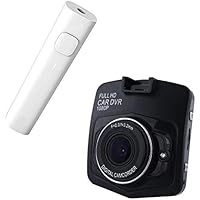 Drumstone Portable 2. 5" Full Hd Car Dvr Vehicle Camera and Audio Bluetooth Transmitter Clip-On Music Receiver for Redmi…