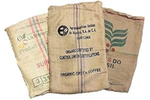 Caffè Manfredo Sacchi di Juta da Caffe'- 70x100 cm, Confezione da 12 Pezzi