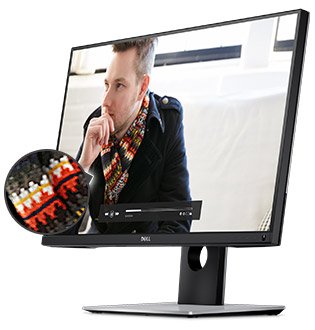 Dell Ultrasharp UP2716D 27-Inch QHD (2560 x 1440DP) with Premier Colour (100% Adobe RGB, 100%sRGB, 100% REC 709, 98% DCI-P3) and LED Light Bar System, IPS (DP,mDP, 2 x HDMI) 210-AGTU
