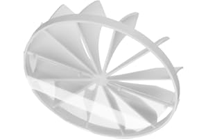 EUROPLAST Ø 100mm / 4 inch Extractor Fan Non Return Valve - Ducting Pipe - Plastic - White