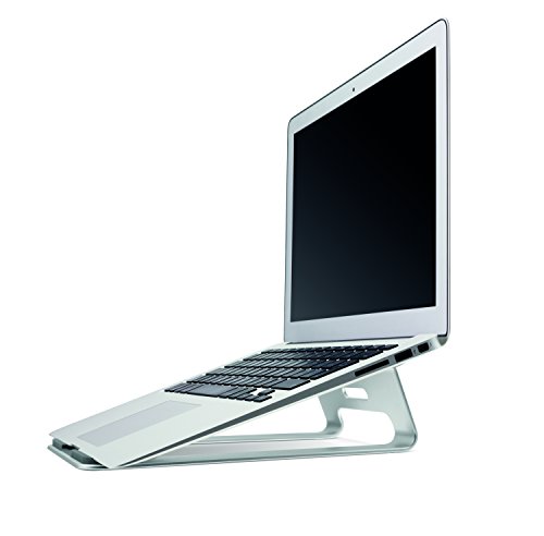 Kit Laptopständer Stand für Apple MacBook Ergonomisch Portabel Kühlend aus Hochwertigem Robustem Aluminium mit Rutschfesten Gummifüßen – Silber - 2