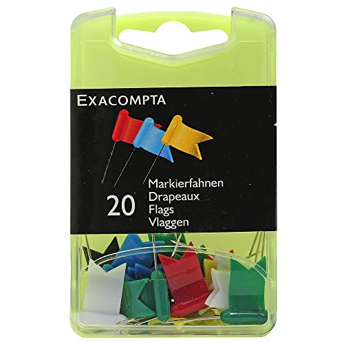 Boite de 20 Epingles Drapeaux - Hauteur de Pointe 16mm reviews Boite de 20 Epingles Drapeaux - Hauteur de Pointe 16mm
