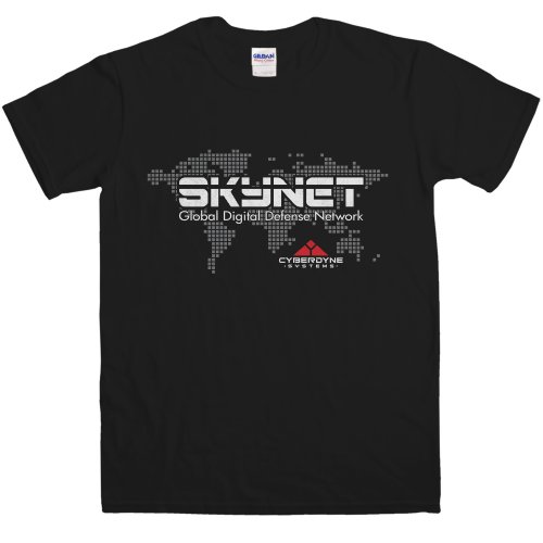 Hombre Inspired By Terminator - Skynet Camiseta - Black - Large