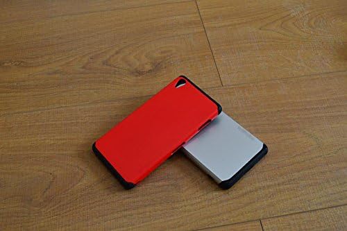 NSY - Slim Armor Case For Sony Experia Z2 Hard Shockproof Tough Bumper Case - New Look (Red)