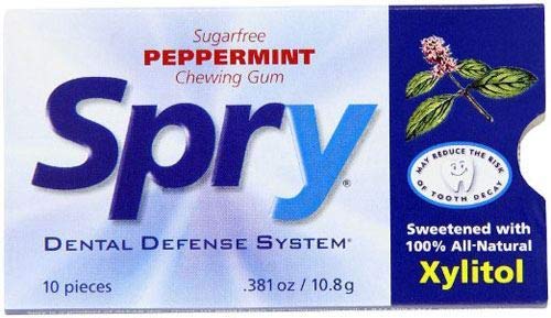 Spry | Peppermint Gum With Xylitol | 6 x 10 piece (ES)
