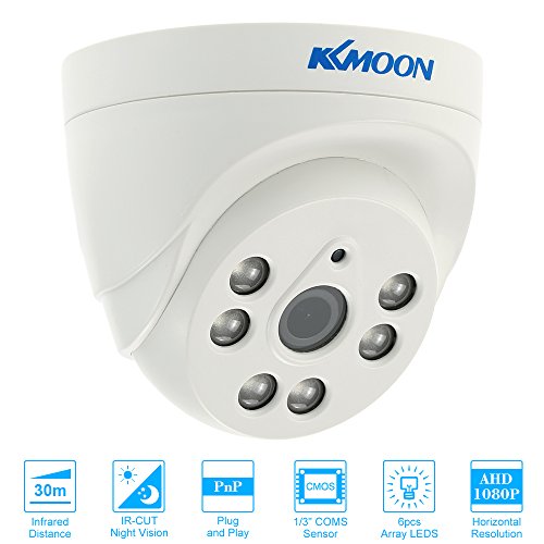 KKMOON Überwachung Kamera 1080P 2.0MP Kuppel AHD analoge CCTV Sicherheit Indoor 3,6 mm 6 Array IR LEDS 1/3 Zoll CMOS IR CUT PAL Nachtsichtsystem KKMOON Überwachung Kamera 1080P 2.0MP Kuppel AHD analoge CCTV Sicherheit Indoor 3,6 mm 6 Array IR LEDS 1/3 Zoll CMOS IR CUT PAL Nachtsichtsystem