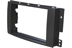 Audioproject A246- Façade autoradio Universel 2 DIN Compatible avec: Smart ForTwo 451 2007-2010 - Smart ForFour 454 2004-2006 Cabrio-Noir