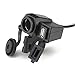 Produktbild HLH-Motorcycle Accessories wasserdichte Motorrad 2.1A Zigarettenanzünder USB Port Ladegerät Telefon Steckdose Ladegerät Sinnvoll (Color : Black)