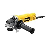 DeWalt DWE4056-QS - Mini-amoladora 115mm 800W 11.800 rpm Arranque Suave + Bloqueo y re-arranque
