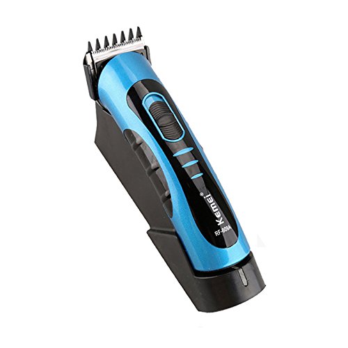 SPEED Haartrimmer Haarschneider Haarschneidemaschine Haar Rasierer mit Ladestation und 5 Aufsätzen KM-609A