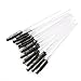 SONGQEE(TM) 50PCS Disposable Eyelash Mini Brush Mascara Wands Applicator Spoolers Makeup (Black)