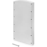 EMUCA 7085025 Spessori Laterali per Montaggio di Apendiabito Saliscendi, Cromato, Set di 2 Spessori Laterali