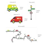 Decowall DW-1204 10 Fahrzeuge & Straßen Wandsticker Wandaufkleber Wandtattoo Kinderzimmer - 6