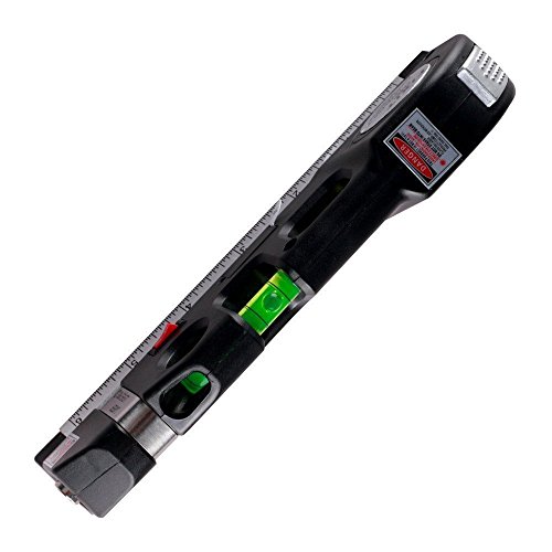 TILY Mehrzweck-Laser Level Laser Maßnahme Line 8 ft + Maßband Lineal Angepasst Standard und Metrisches Herrscher - 7