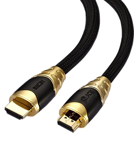 HDMI Kabel / kompatibel mit HDMI 2.0a/b 2.0 1.4a Ultra HD 4K 3D Full HD 1080p 2160p HDR ARC Highspeed mit Ethernet - 7m IBRA BLACK GOLD