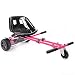 Produktbild ENYAA 2018 Suspension und nicht gefedert verstellbar Hoverkart für 16,5,8 25,4 cm Zubehör Smart Electric Scooter Go Karting Kart für Erwachsene Kinder neueste sicherere Modell mit Aufhängung, rose