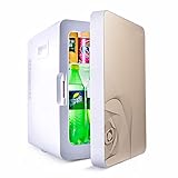♥ Este mini refrigerador es portátil y compacto, fácil de transportar, le permite usarlo en la oficina, el automóvil.