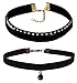 Valentine Gifts : YouBella Black Choker Combo of Two Necklace Jewellery For Girls/Women RS.199.00