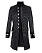 Produktbild Ditshore Punk Jacke Steampunk Gothic Langarm Jacke Retro Mittellang Mantel Kostüm Cosplay Uniform für Männer