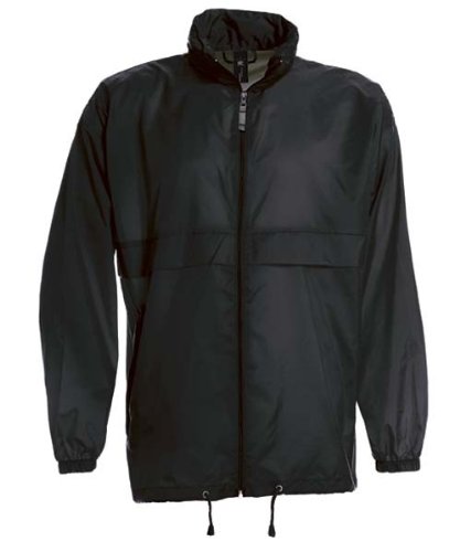 Sirocco Windbreaker Jacke, unisex, Farbe:Black;Gre:3XL 3XL,Black