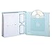 CR Gibson Slim Bound Baby PHOTO JOURNAL Album -- Newborn Baby Gift Set / Keepsake / Memory Book / Baby Journal (Happi Baby Girl)