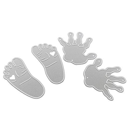 Amazingdeal365 Abdrücke Set Metall Form Schablonen Schneiden DIY Dekor Sammelalbum Karten Buchzeichen Lesezeichen als Geschenk für Freunde Geburtstag Kinder,Kindergarten Hobby Schule Handarbeit Unterricht usw. Ein tolles Geschenk! - 9