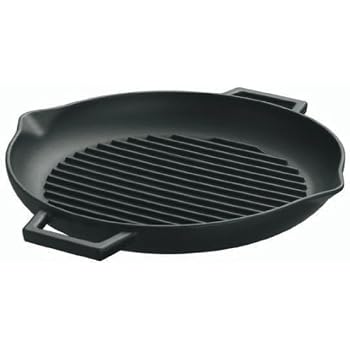 Pentole Agnelli Mini Griglia In Ghisa 16x16 Cm – Nero Opaco, Per Induzione, Gas E Forno, Manico Senza Nichel